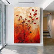 Autumn Abstract Print Printable Wall Art Fall Artwork Living Room Art Abstract Wall Deco
